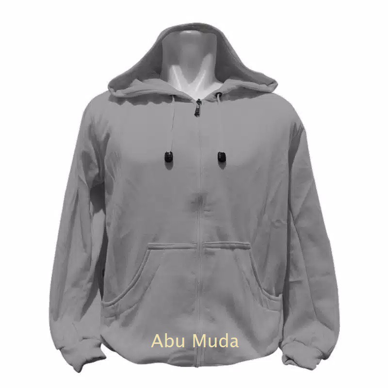 Maximum Jaket Hodie Pria/Wanita Abu Muda | Shopee Indonesia