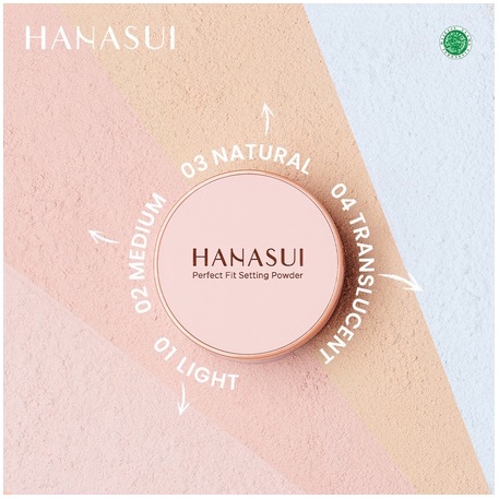 ✨SHASYA✨ HANASUI Perfect Fit Setting Powder | Loose Powder | Bedak | BPOM 12gr