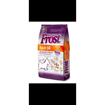 Frost adult small breed 15kg dog food khusus grab gosend