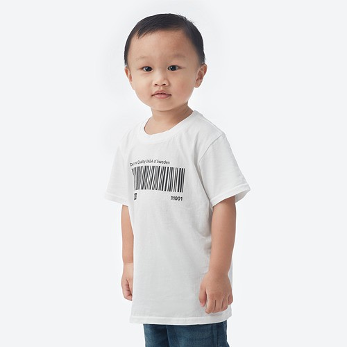 EFTERTRADA T-shirt anak putih 2 ukuran