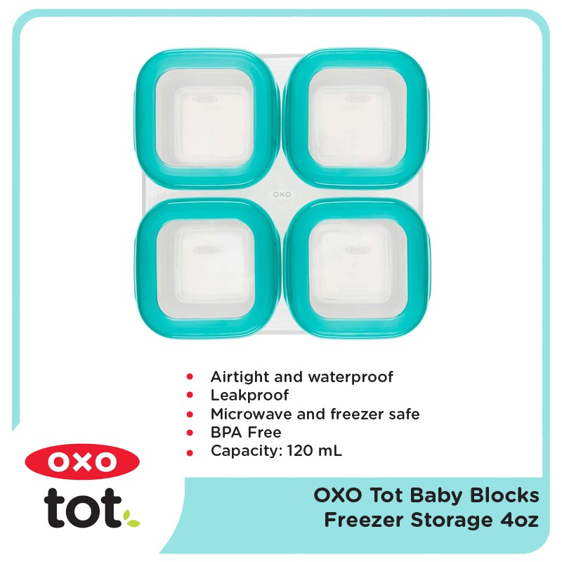 OXO Tot Baby Blocks Freezer Storage 4oz