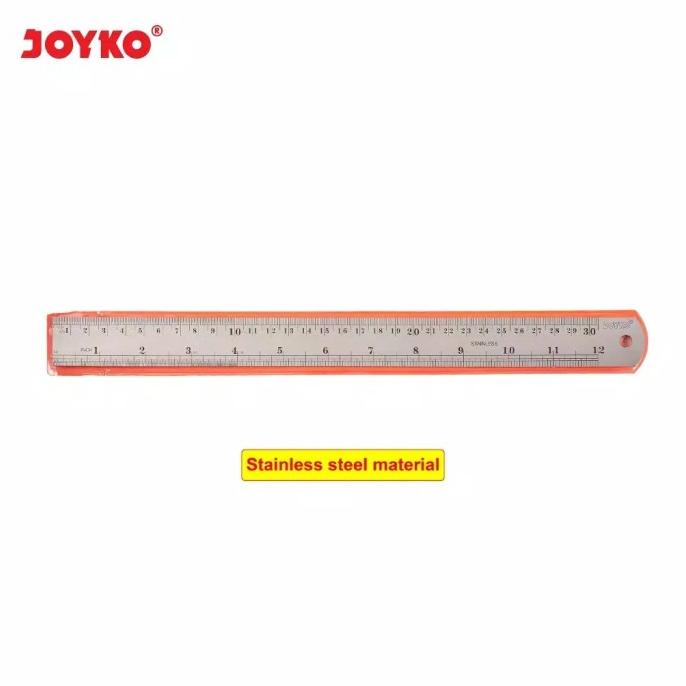 

Silahkan Order] Penggaris Besi 30cm Joyko Stainless Steel Ruler 30 cm Tebal Kuat