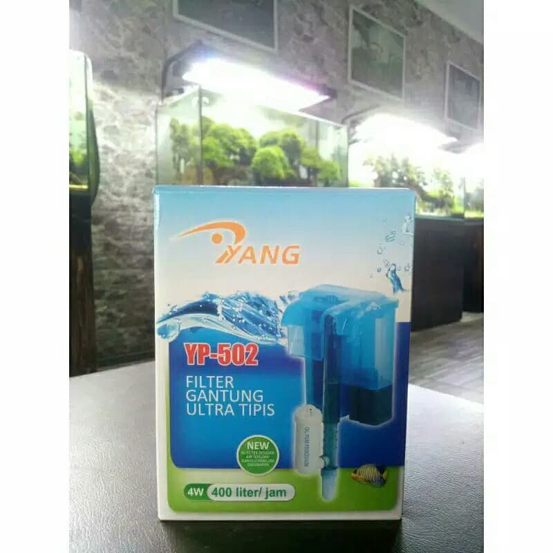 hang on filter yang yp 502 / filter gantung aquarium yang yp 502