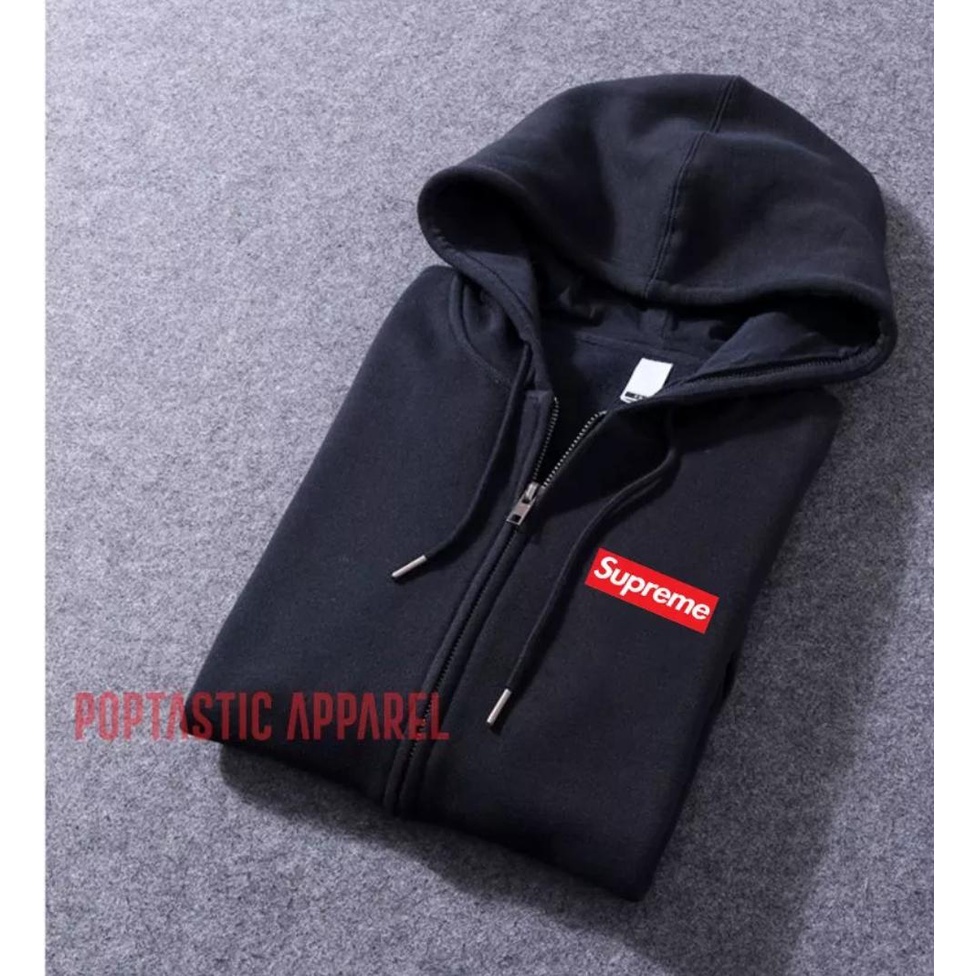 Jaket Sweater Hoodie Resleting Zipper Polos Pria &amp; Wanita Premium Quality Bahan Fleece Tebal Original Big Size Jumbo M -L- XL- XXL- XXXL ZIPPER RESLETING