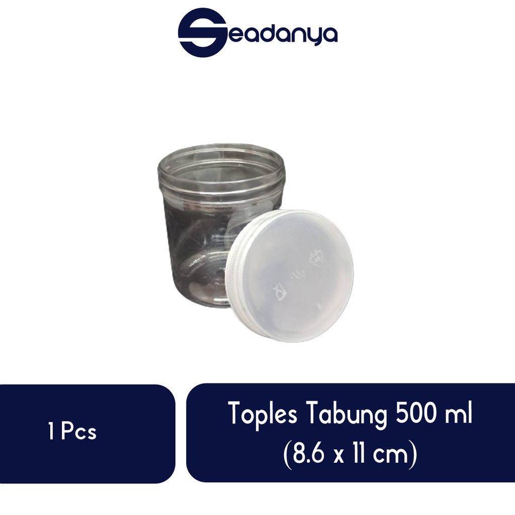 

Toples Tabung 500 ml (8.6x11cm)-Toples Tabung/Toples Tabung Ukuran 500 ml (8.6x11cm)/Toples Tabung Terlaris/Toples Tabung Termurah
