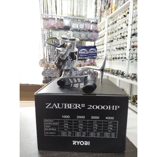 reel ryobi Zauber II 2000 hp