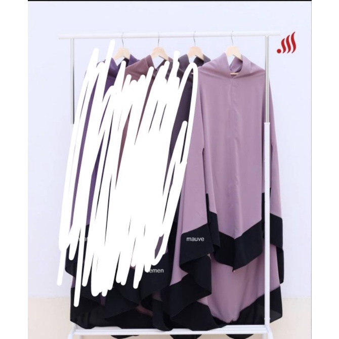 preloved khimar handsplit by sidra.co