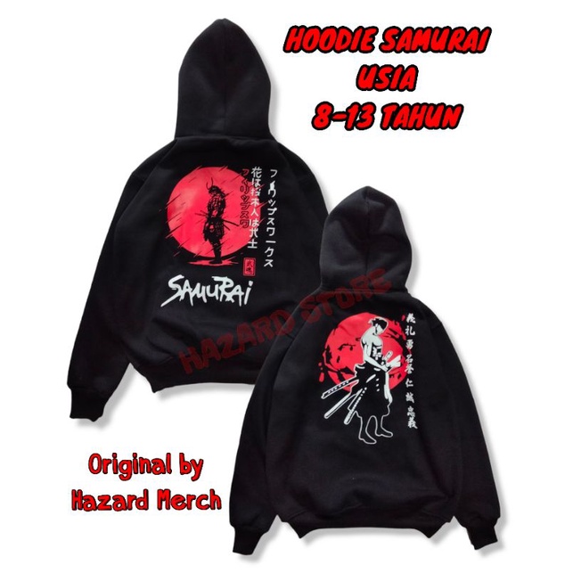 HOODIE SAMURAI JEPANG ANAK TANGGUNG / TERBARU HOODIE MURAH SAMURAI JAPAN ANAK ANAK