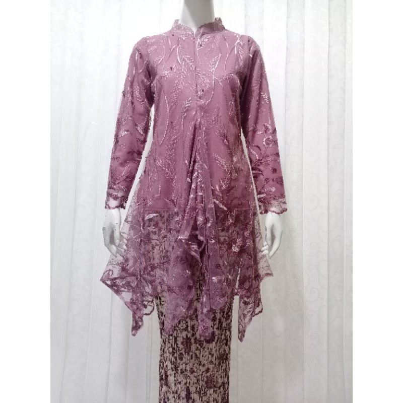 SETELAN KEBAYA BUSUI TILE MODERN/KEBAYA BUSUI TILE FRIENDLY/KEBAYA SERGAMAN PESTA/KEBAYA MEWAH BUSUI