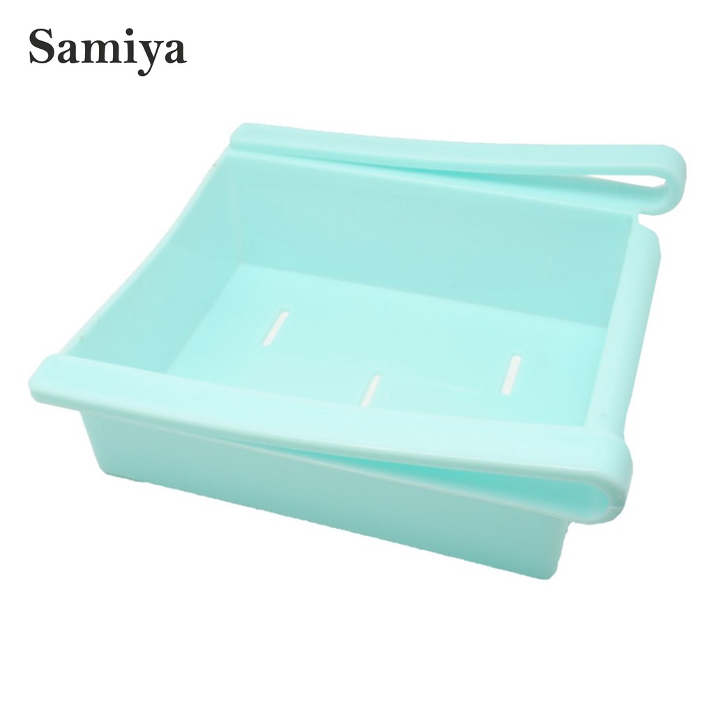 kotak box kecil laci kulkas / laci tambahan rak kulkas serbaguna / refrigerator storage box plastic