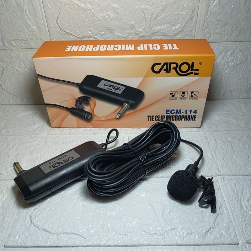 Microphone kancing jepit Carol ECM-114