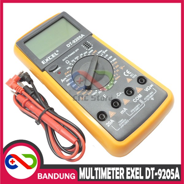 EXCEL DT-9205A DT 9205A DIGITAL MULTIMETER AVO AVOMETER MULTITESTER