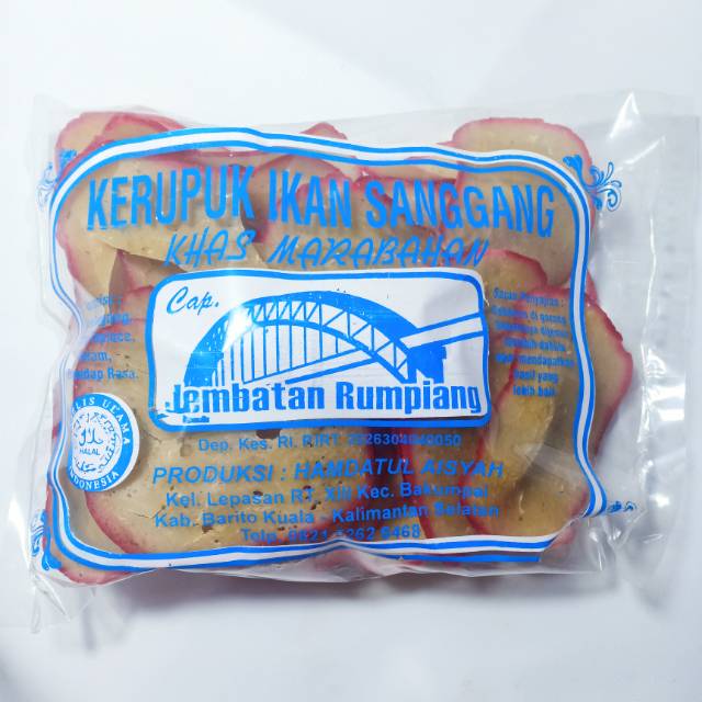

Kerupuk Ikan Sanggang Khas Marabahan Cap Jembatan Rumpiang 200 gram || Oleh-oleh Khas Banjarmasin