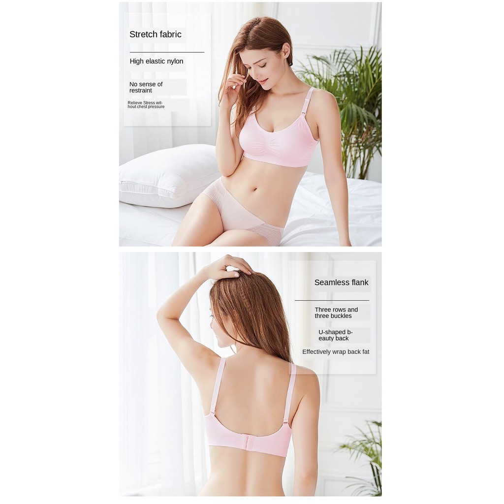 Japanese Seamless Nursing Bra Menyusui Maternity Bra