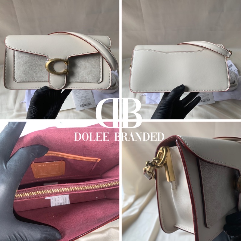 CH TABBY SHOULDER BAG 26 IN SIGNATURE CANVAS (91215 WHITE)