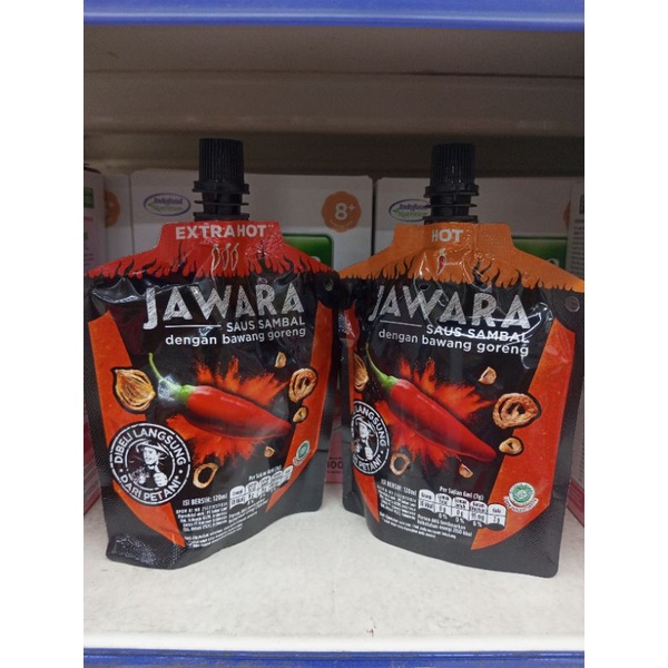 

saus sambal jawara extra hot / hot 120ml