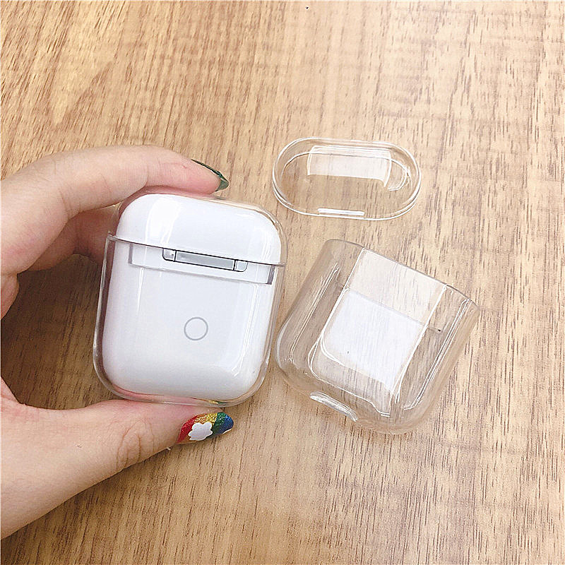 compatible for APPLE Airpods 1 2 Airpods Pro Soft Case Transparant Transparent Bening Casing Airpods 3 Airpods Pro inpods 11 12