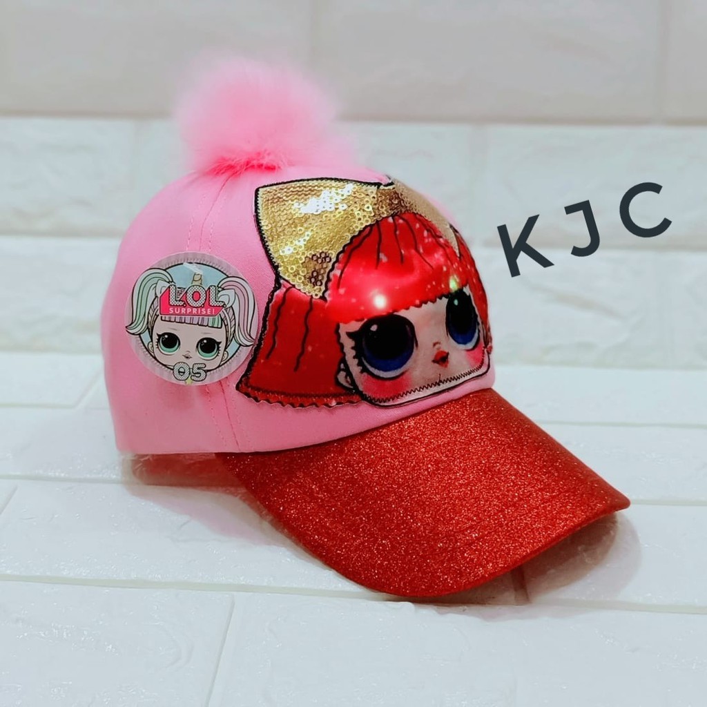 KIANJAYACOLLECTION89 - TOPI LED BISA MENYALA ANAK PEREMPUAN PALING MURAH !!!!