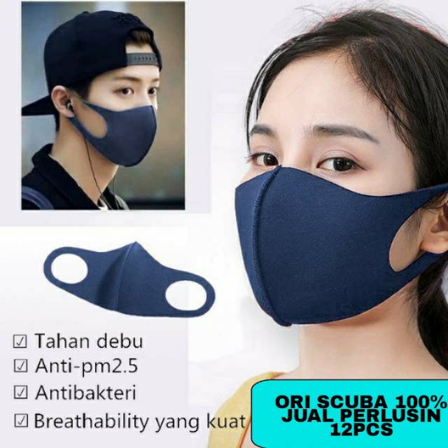 GROSIR MASKER  SCUBA  JUAL  1 LUSIN 12PCS PRODUK SENDIRI 