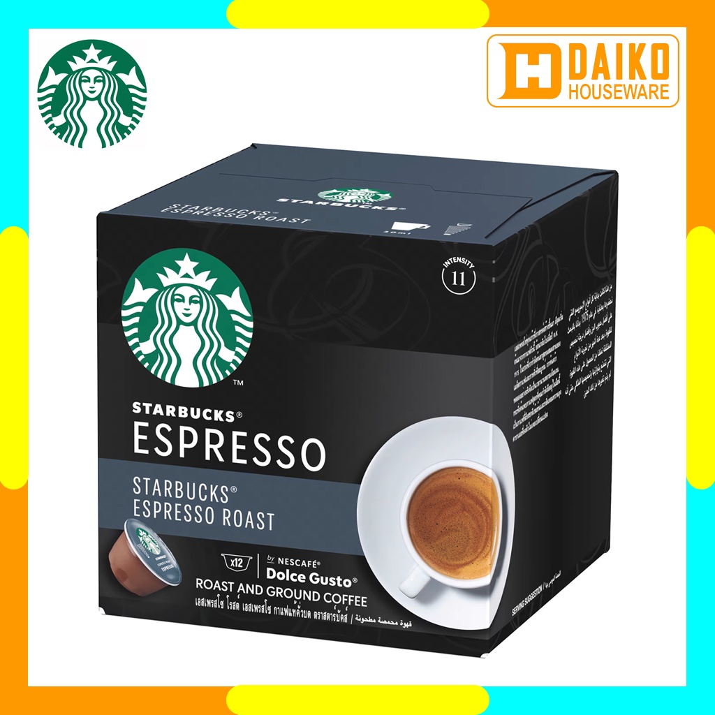 Starbucks Capsule Nescafe Dolce Gusto NDG Espresso Roast 1 Box Original Nestle