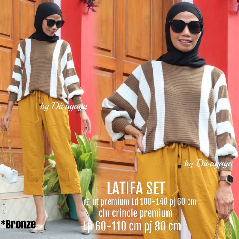 LATIFA PANTS + LATIFA SET ORY BY DIVA//007