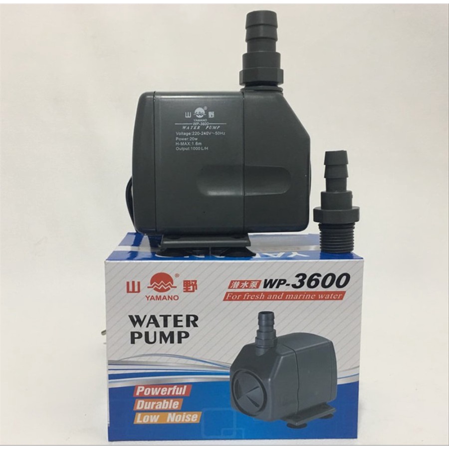 YAMANO WP 3600 WATERPUMP POMPA AQUARIUM KOLAM HIDROPONIK