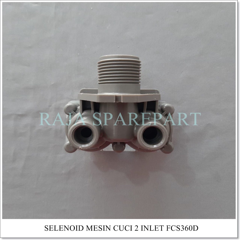 Selenoid / Water Inlet Mesin Cuci INLET DOUBLE FCS360D (AC 220V)
