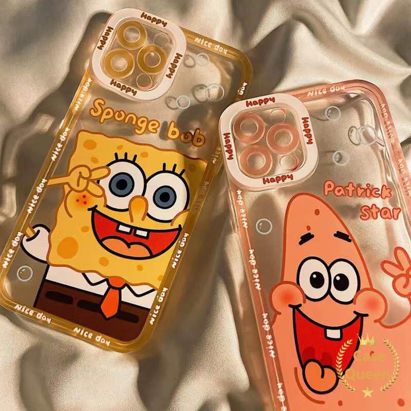 Casing SpongeBob Patrick Star Oppo A17 A57 2022 A76 A72 A52 A92 A95 A12 A15 A52 A36 A96 A54 A16 A7 A5 A93 A3S A72 A55 A74 A92 Reno 8 6 5 4 4F 5F 7 5 7Z A74 a A53 A15S A5S A31