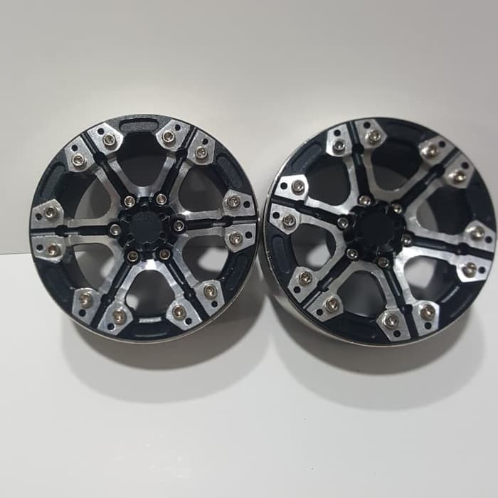 Promo 1,9" alum 6 spoke beadlock wheel (57292) Diskon