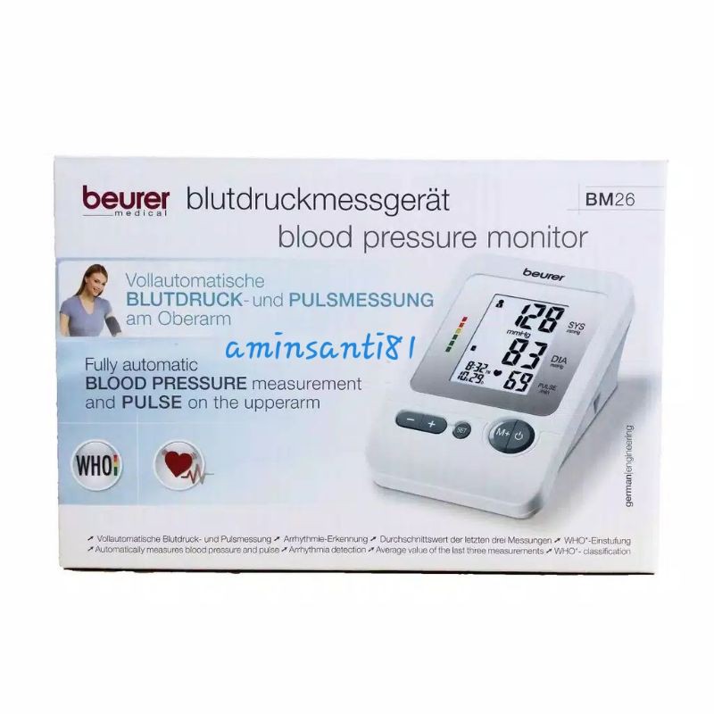 Tensimeter Digital Beurer  BM-26 /Tensi Alat Ukur Tekanan Darah Beurer BM- 26