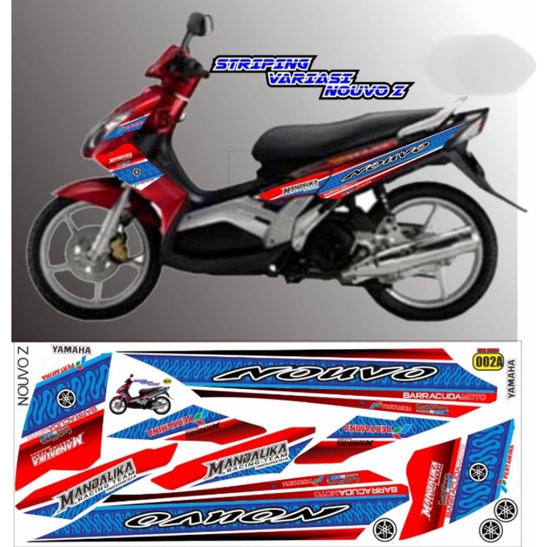 striping yamaha nouvo z/decal variasi nouvo z mandalika