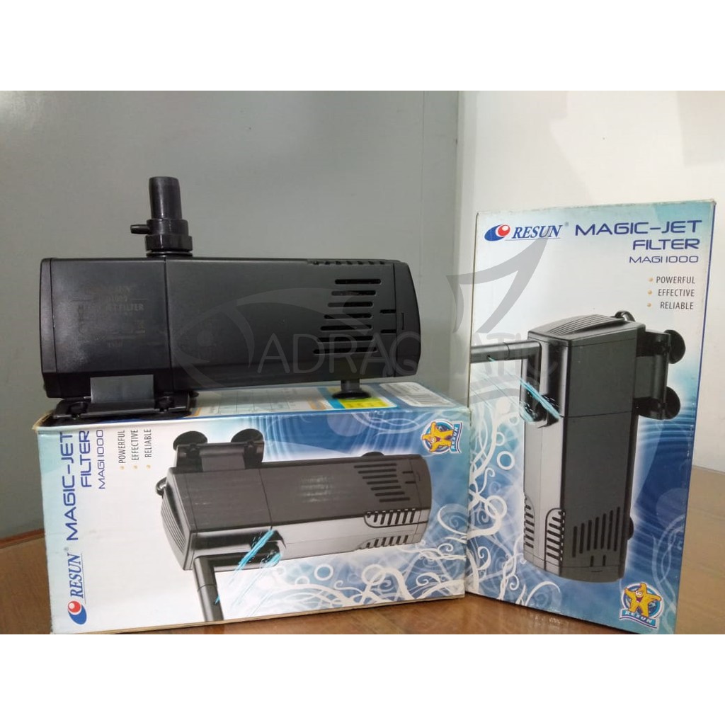 RESUN MAGI1000 MAGIC-JET FILTER POMPA AIR CELUP FILTER AQUARIUM HIDROPONIK