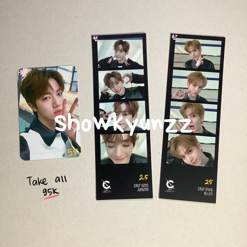 [ READY STOCK ] photocard cravity wonjin jungmo allen photostrip