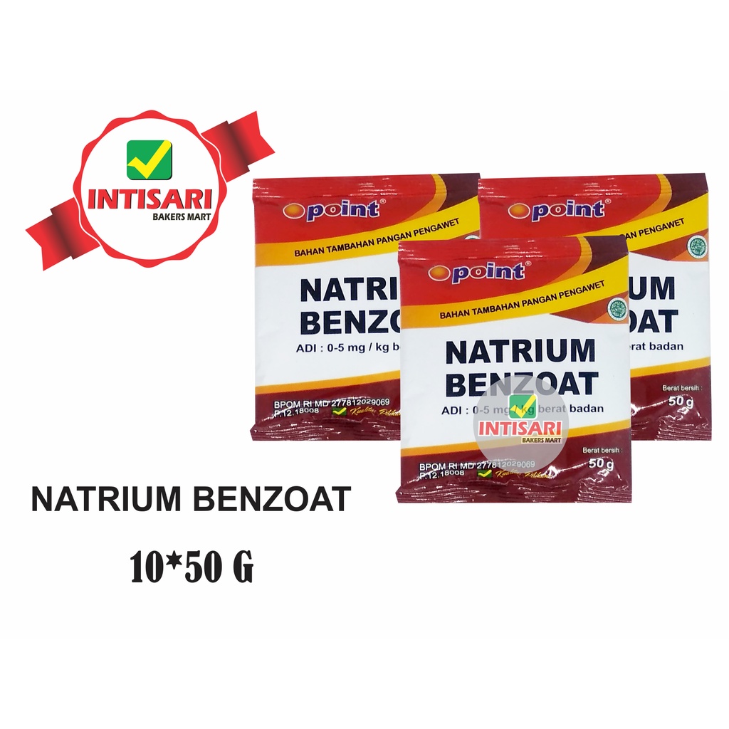 

NATRIUM BENZOAT 10 x 50 G