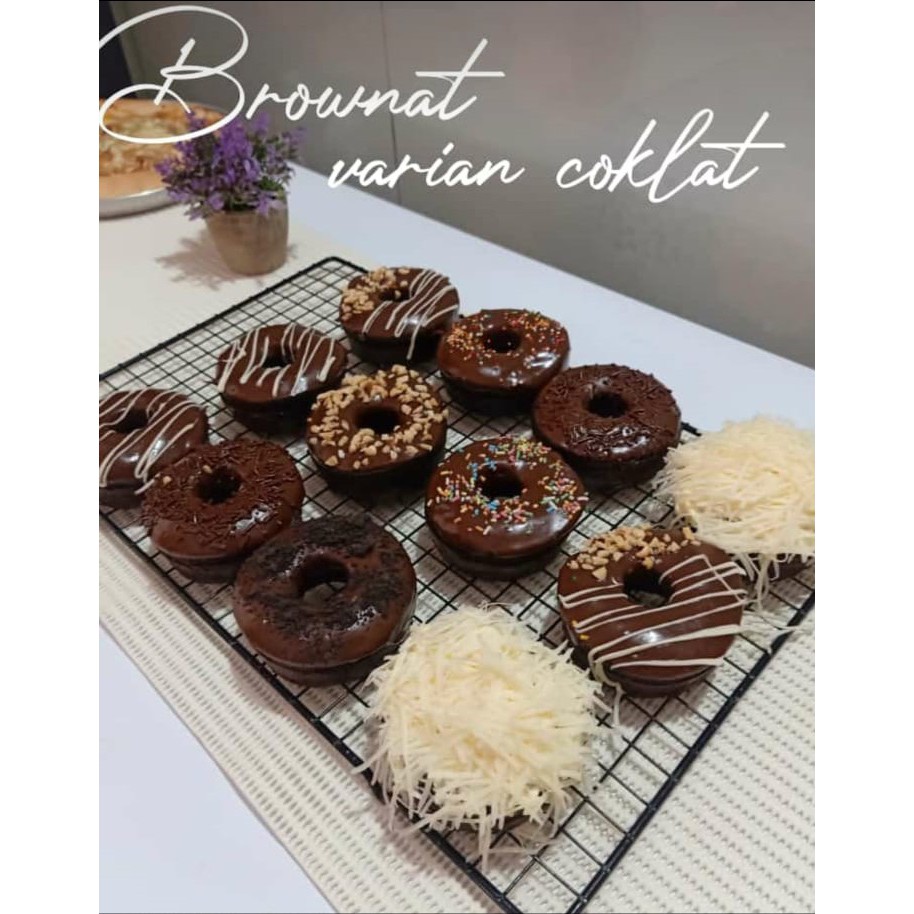 

Brownies Donat (Brownat) Double Choco