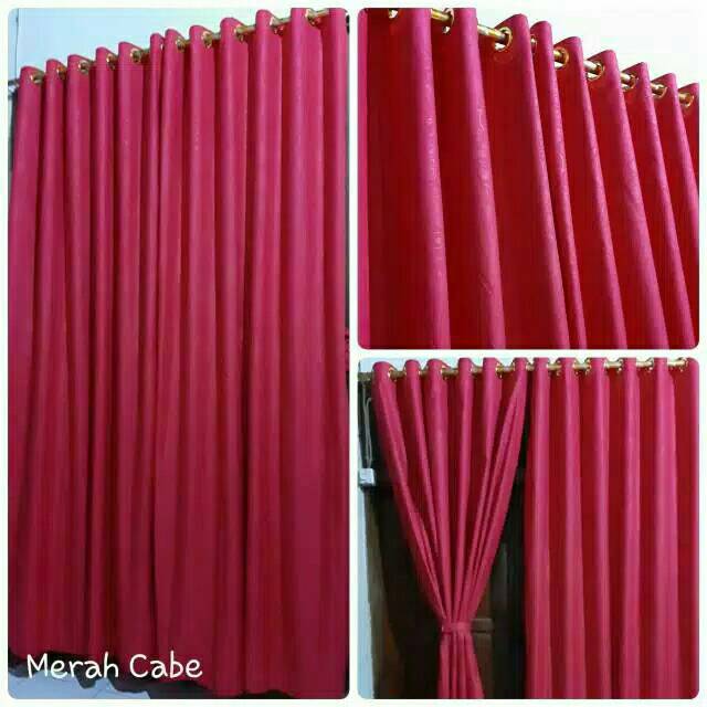 Gorden Smockring Polos Merah Cabe/coksu/hijau botol