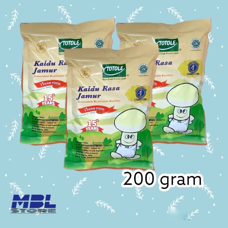 

Totole kaldu jamur 200 gram