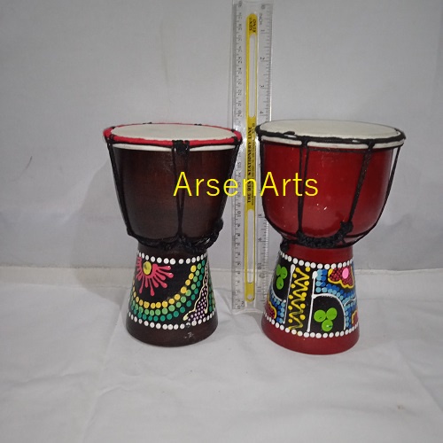 Kendang Djembe Gendang Jimbe Uk. 20 Cm Alat Musik Tradisional Mainan Anak