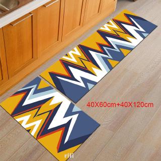 2pcs Keset Pintu Bentuk Geometris Warna Warni Anti Slip 2pcs Keset Pintu Bentuk Geometris Warna Warni Anti Slip