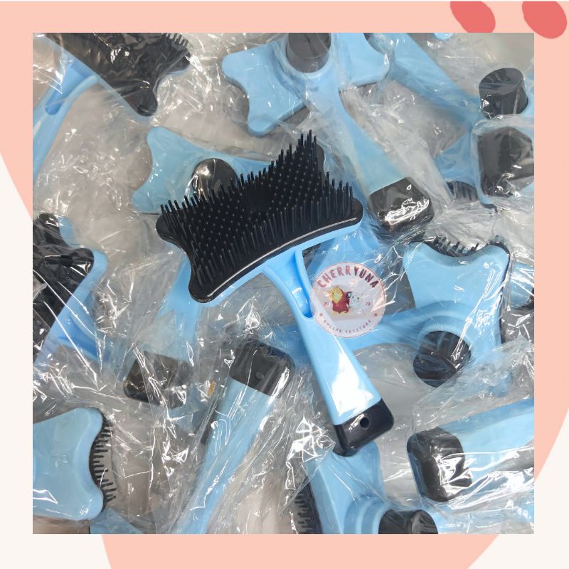 Sisir Grooming Untuk Kucing/Anjing Sisir Bulu Sikat Brush Comb