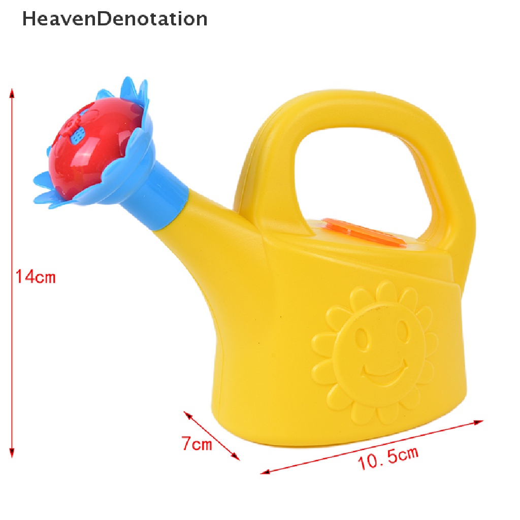 [HeavenDenotation] Sprinkler Watering Can Cute Cartoon Kids Plastic Flowers Bottle Beach Spray Toy