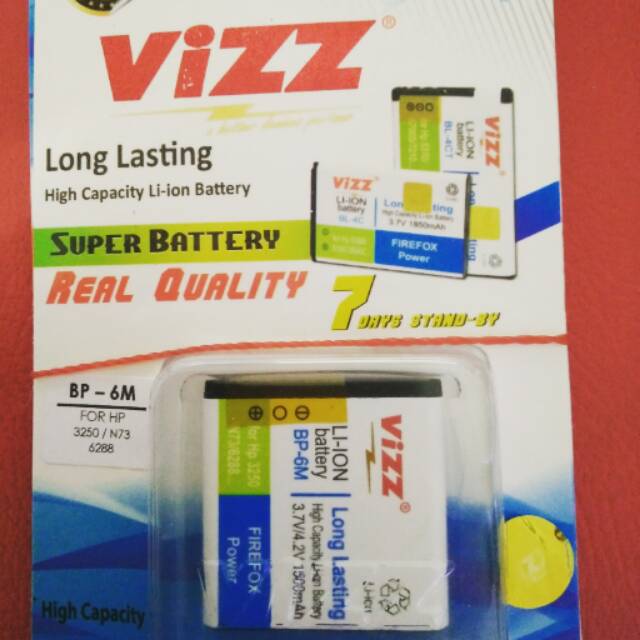 Batre/Baterai Vizz Double Power BP 6M / BP 6M