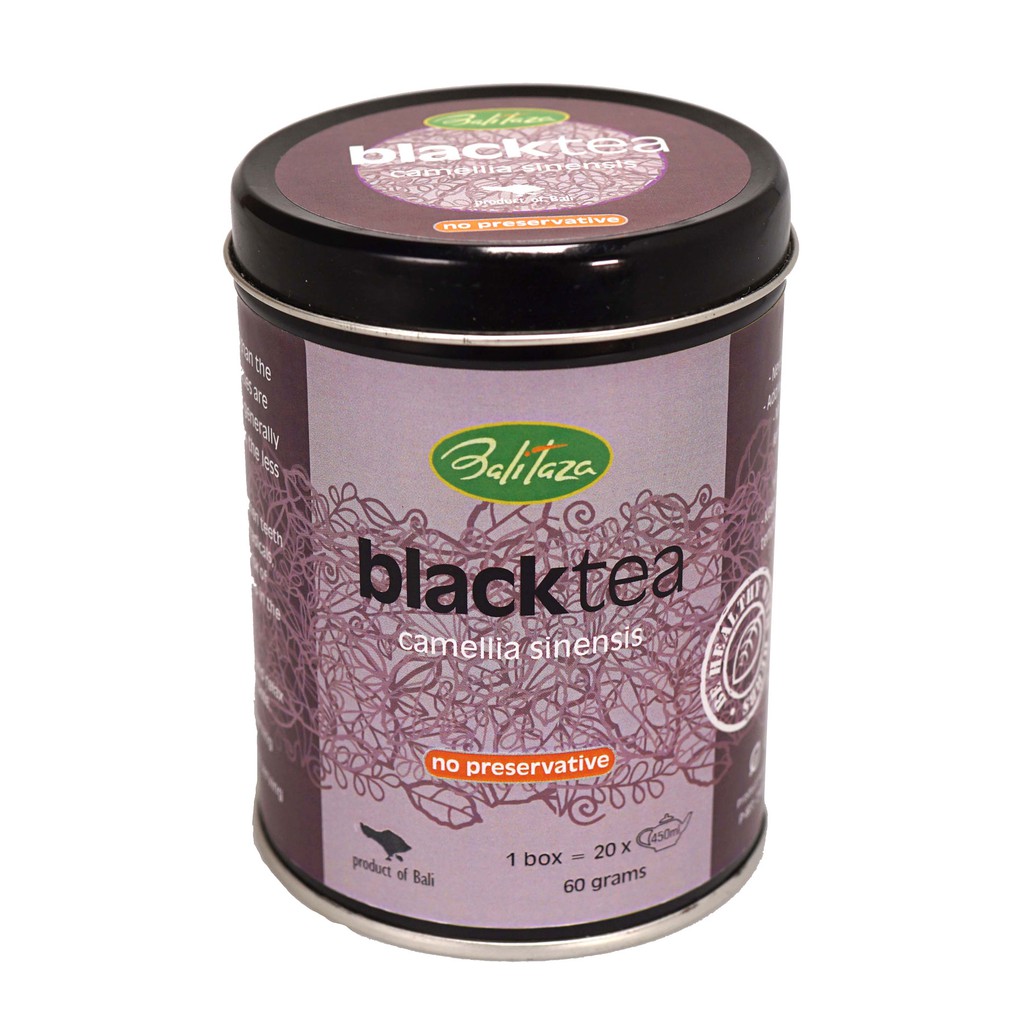 

Balitaza Black Tea Leaves 60gr /can - Daun Teh Hitam