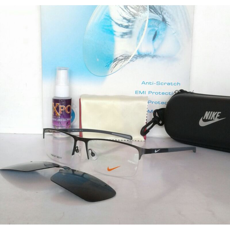 FRAME KACAMATA NIKE CLIP ON POLAROID 7595/SUPER QUALITY