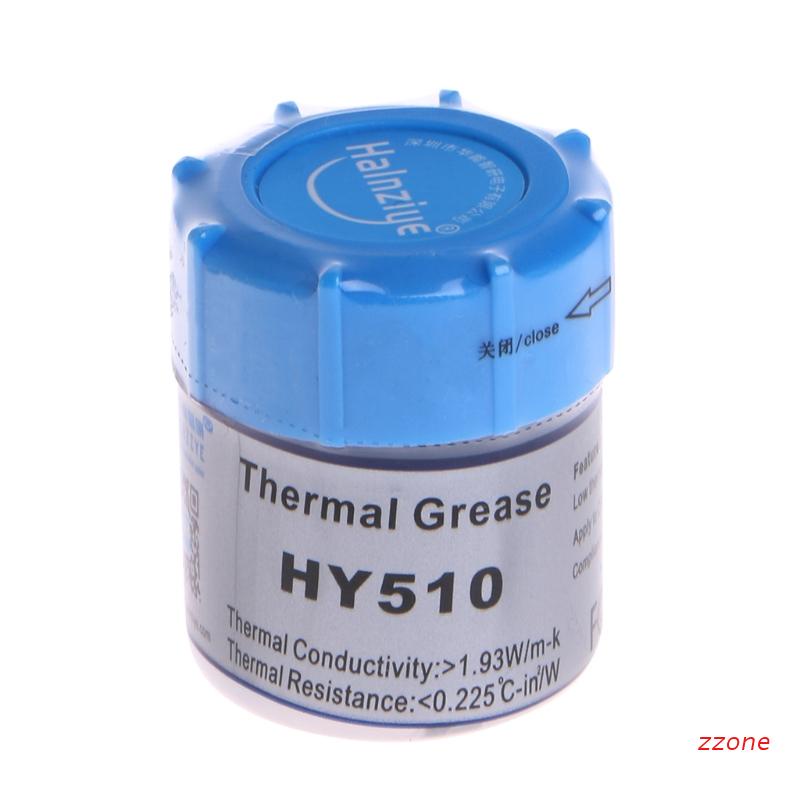 Zzz 10g Hy510 Pasta Thermal Compound Bahan Silikon Warna Abu-Abu Untuk Heat Sink Cpu