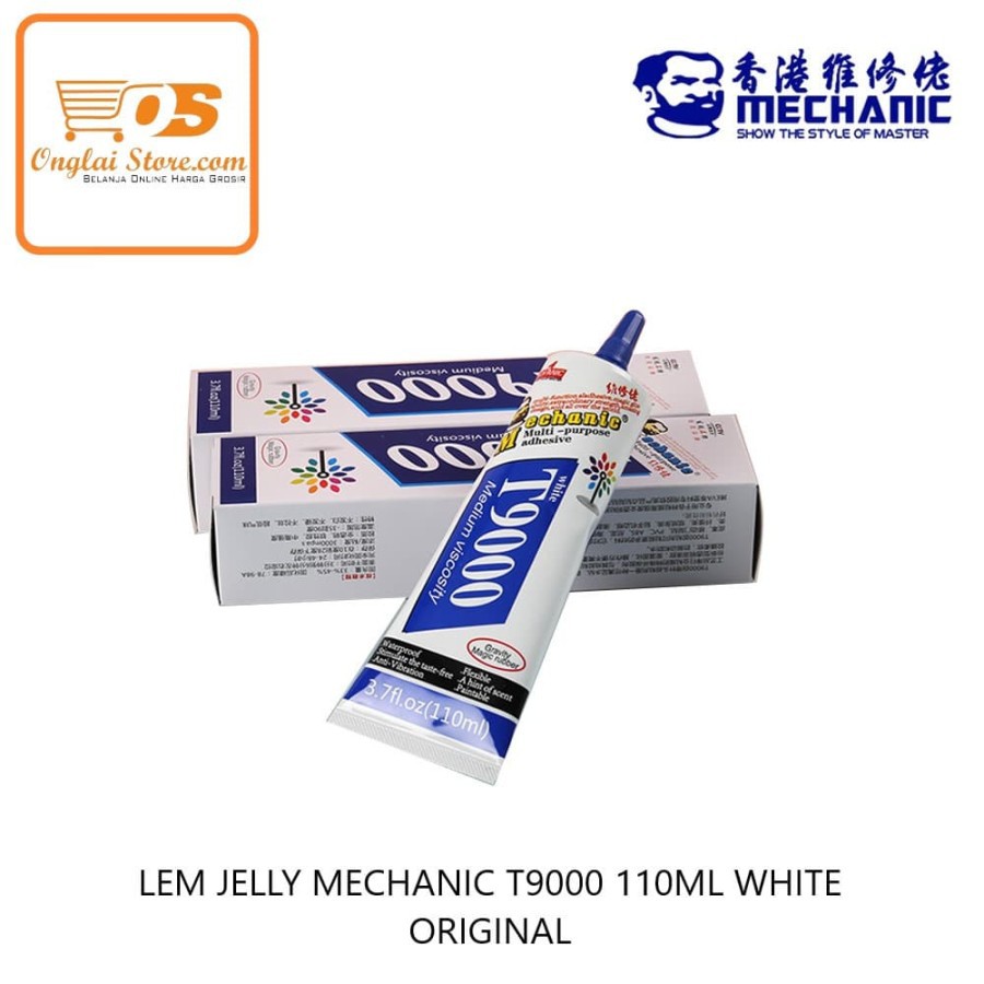 

LEM JELLY MECHANIC T9000 [110ML] WHITE ORIGINAL LEM LCD TOUSCREEN LEM PUTIH GLUE LCD