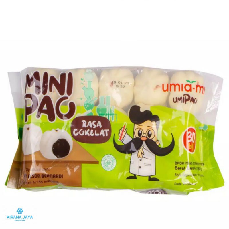 

Umiami Umipao Minipao Rasa Cokelat Isi 30Pcs