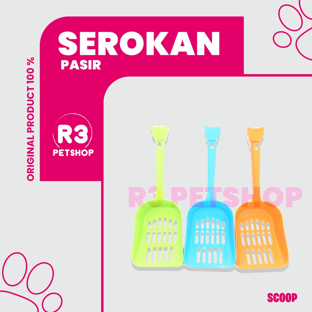 Serokan / Scoop Pasir PUP kucing ALL VARIAN