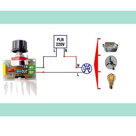 ➵ Dimmer AC 220V 4000W - 220 Volt 4000 Watt SCR Voltage Regulator ➷