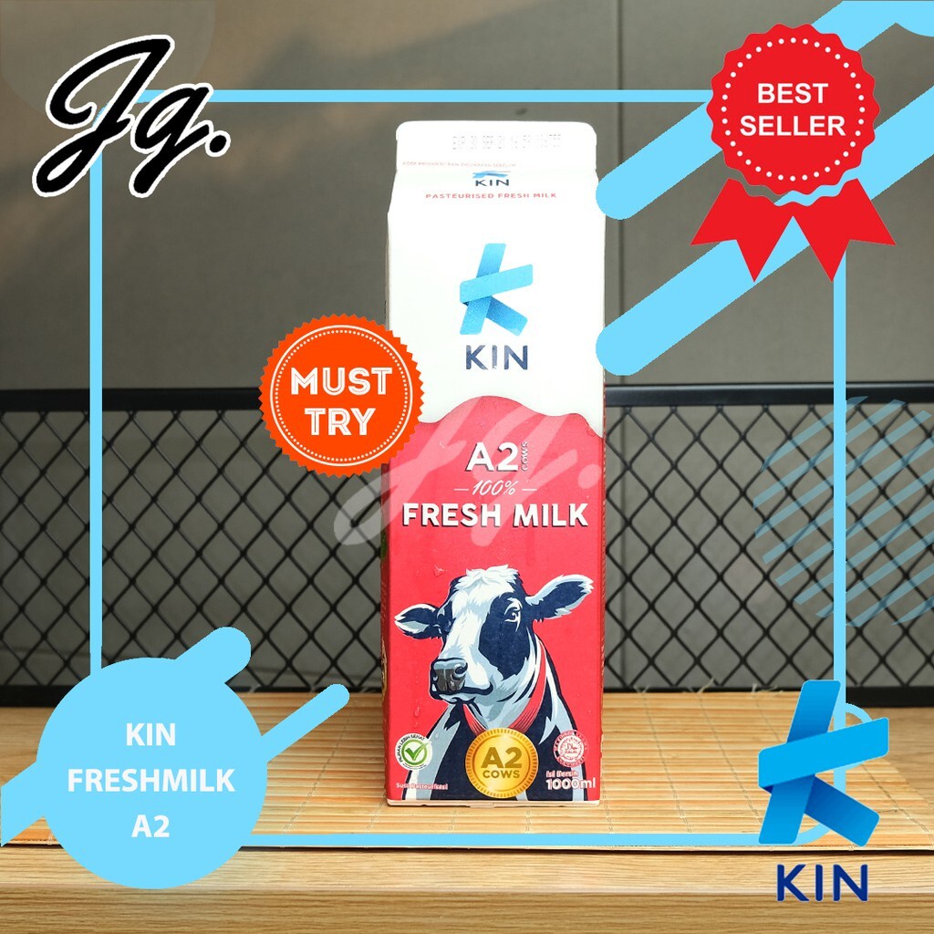 

KIN MILK FRESH MILK VIT A2 | SUSU KIN FRESH MILK 1 LITER - 1 KARTON